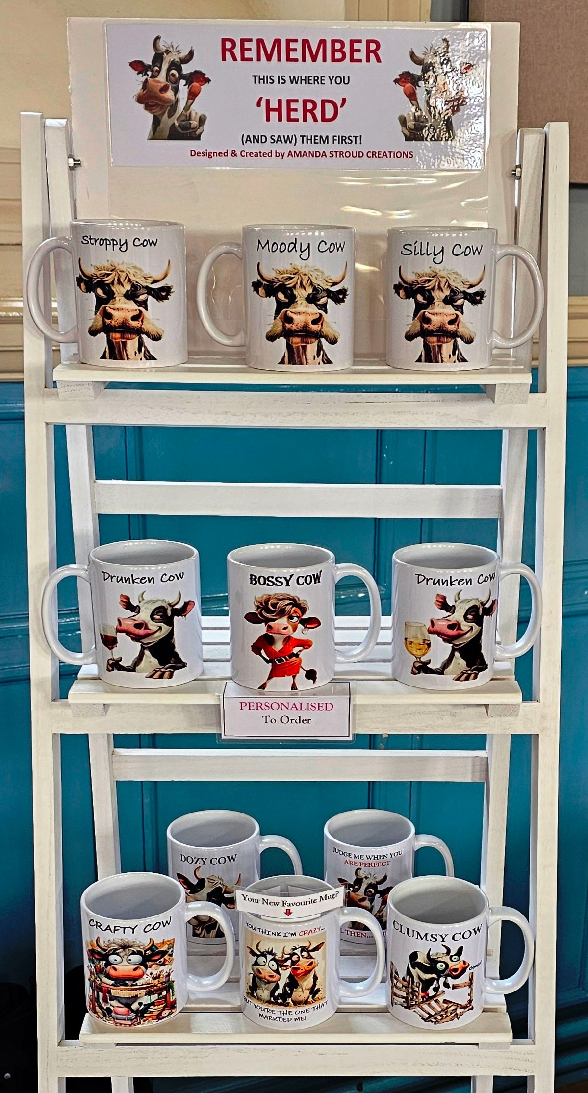COW Themed Mugs