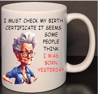 Mature/Retirement Mugs