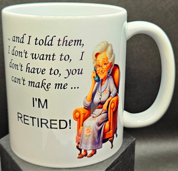 Mature/Retirement Mugs